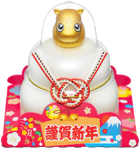 お鏡餠　マスコット付（干支フィギア）