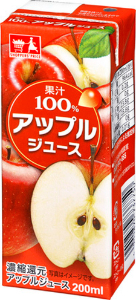 果汁100%アップルジュース