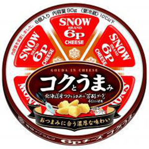 雪印メグミルク 6Pチーズ(コクとうまみ) 90g6個入